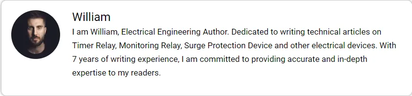 William Relay Engineer specializing in writing blog articles on automation equipment electronic components and relay industrial control equipment William Relay Engineer specializing in writing blog articles on automation equipment electronic components and relay industrial control equipment